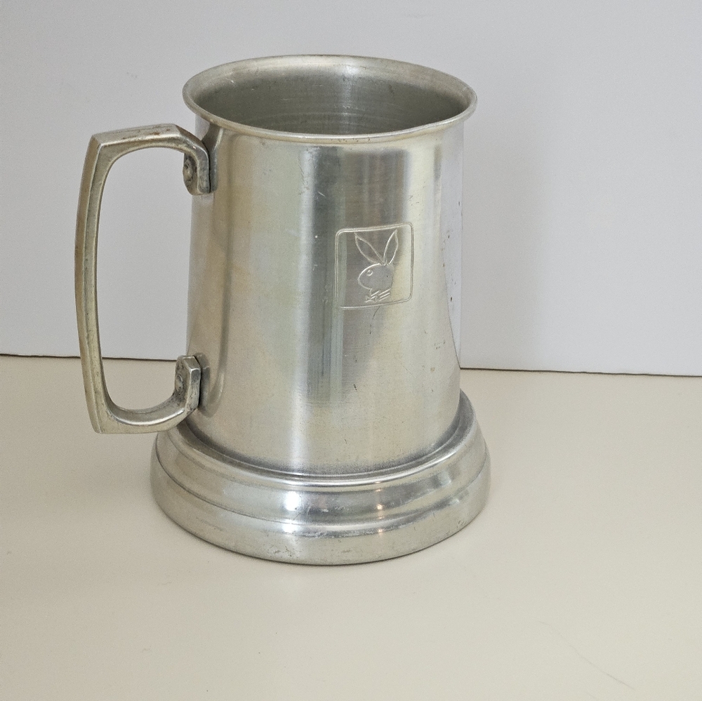 1960's Playboy Aluminum 16oz Beer Stein